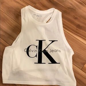Cropped tank from cabin klein fits xs-s